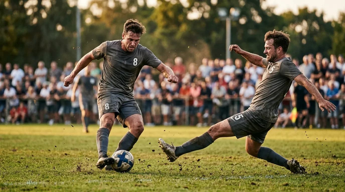 Pressefotograf am Spielfeldrand