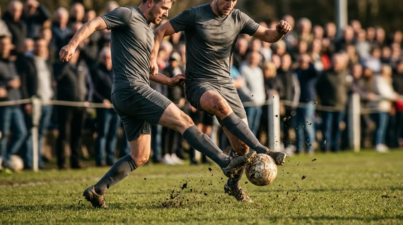 Flutlicht auf dem Fussballplatz