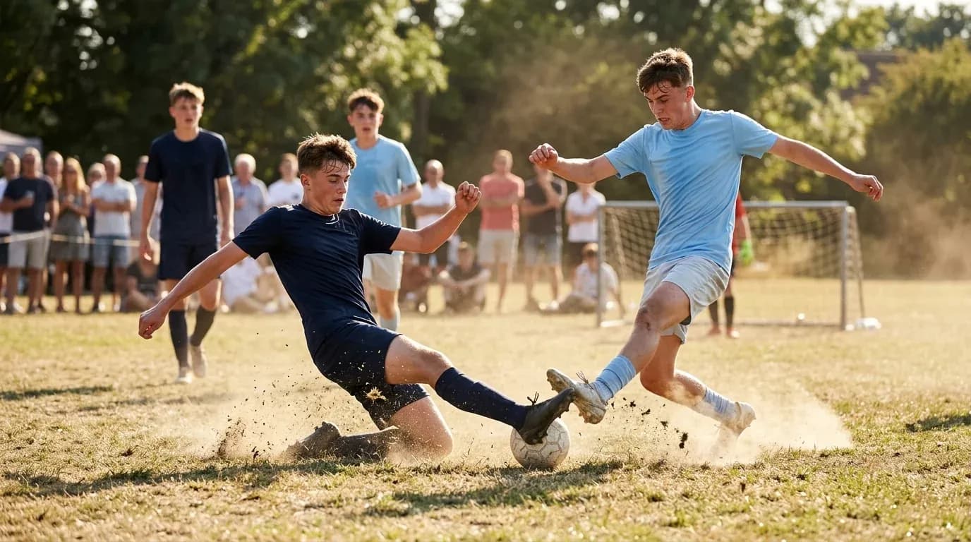 Entscheidende Aktion im Finale
